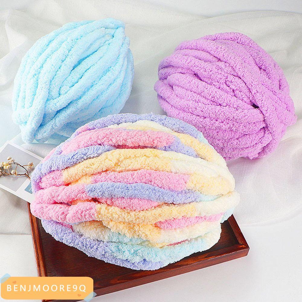 BENJMOORE9Q 250g/Ball Yarn Ball สําหรับตะกร้าพรมเย็บสําหรับกระเป๋าผ้าห่มด้ายทอ