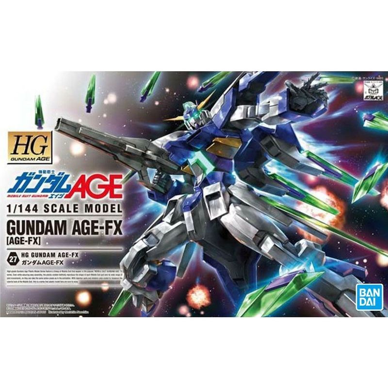 【พร้อมส่ง】 premium bandai official store hg  xi gundam[Bandai] GUNDAM Model HG 1/144 AGE-FX GUNDAM/G