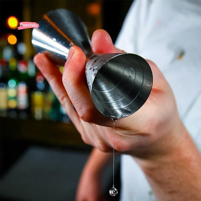 [posthouse]Cocktail Jigger ถ้วยตวง Double Head Bar Party Wine Cocktail Shaker Jigger สําหรับ Bar Hom