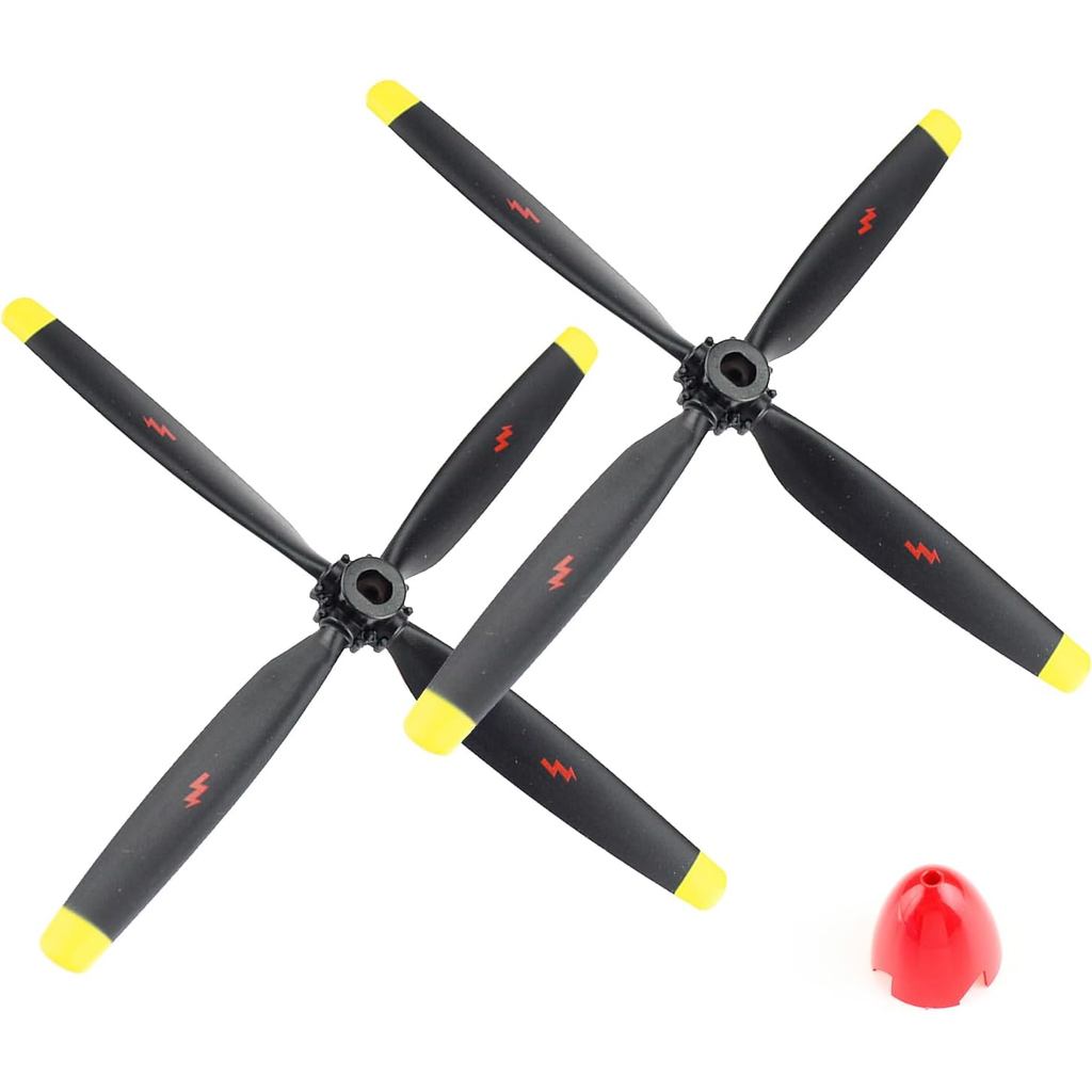 CKYSCHN WLtoys 2 ชิ้นอะไหล่ RC เครื่องบินใบพัด, RC เครื่องบินใบพัดสําหรับ WLtoys A280 P51 Mustang XK