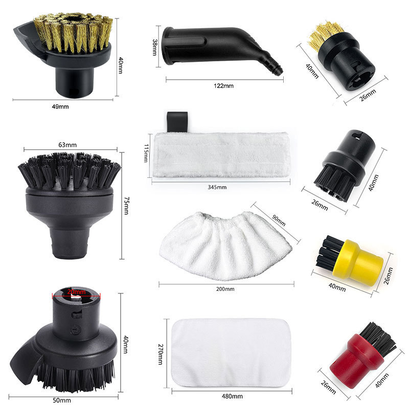 เหมาะสําหรับ Karcher Karcher เครื่องทําความสะอาดแปรงกลมเล็ก SC1 SC2 SC3 SC4 SC5 SC7 แปรงกระจก