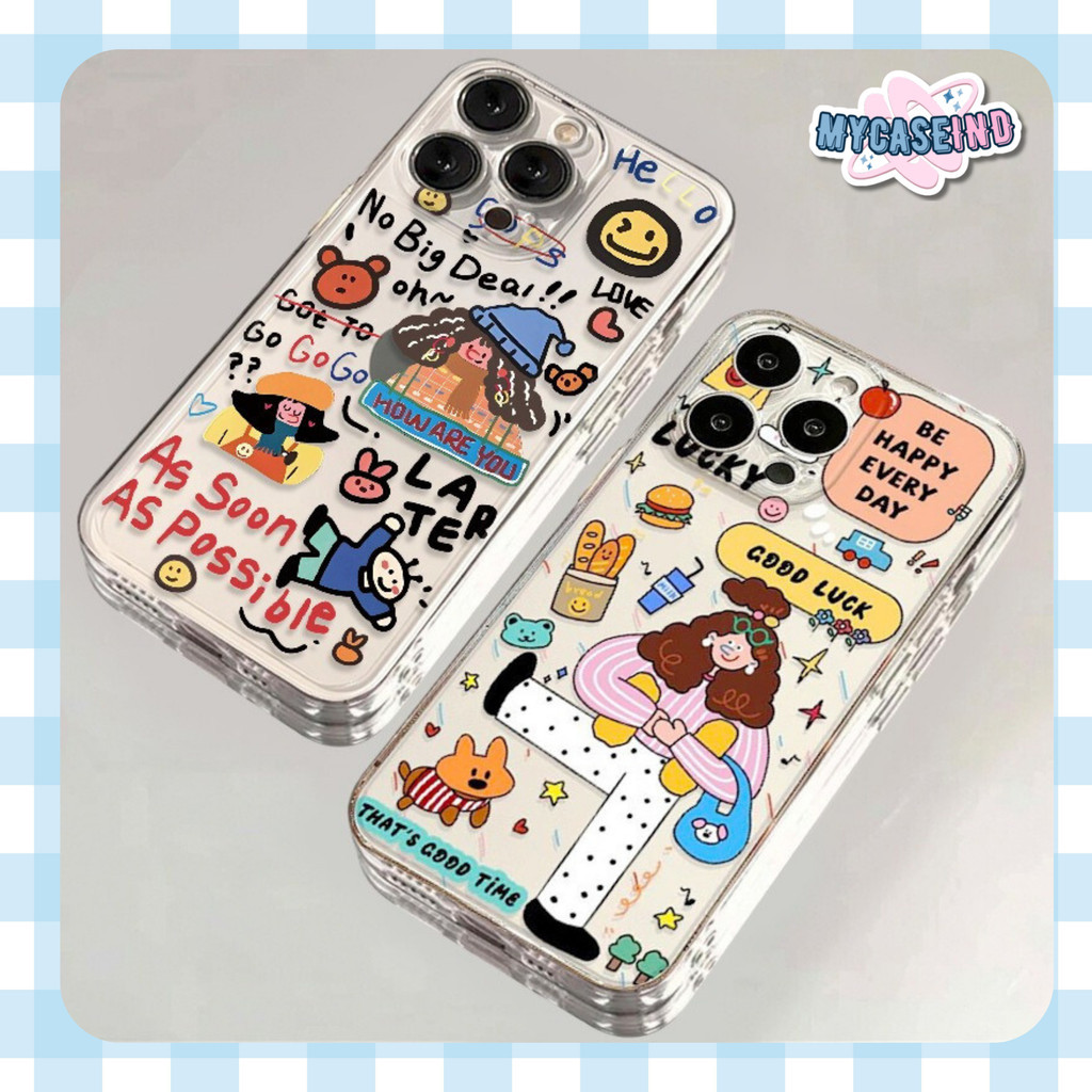 [MYCASEIND] CARTOON ANGEL EYE PRINTING case vivo y19s v29e y03 y18 y36 y27 v27e y17s y28 v23 5g v23e