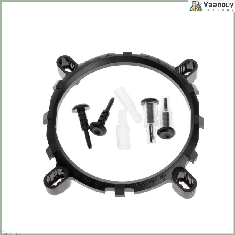 YAA 3 in 1 CPU Cooler พัดลมวงเล็บฮีทซิงค์ฐานสําหรับ LGA1150 1156 1155 775 1366 CPU เมนบอร์ดพัดลม