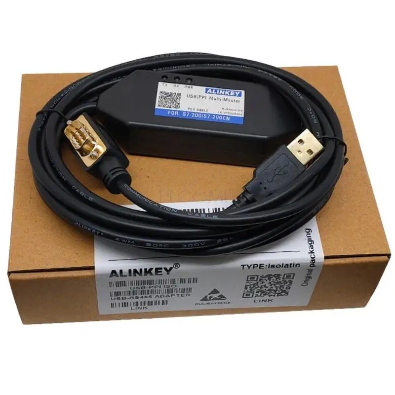 ZM2Y USB-PPI Multi-Master PLC สายการเขียนโปรแกรมสําหรับ S7-200 HMI SMART TP OP,187.5K, 6ES7 901-3DB3