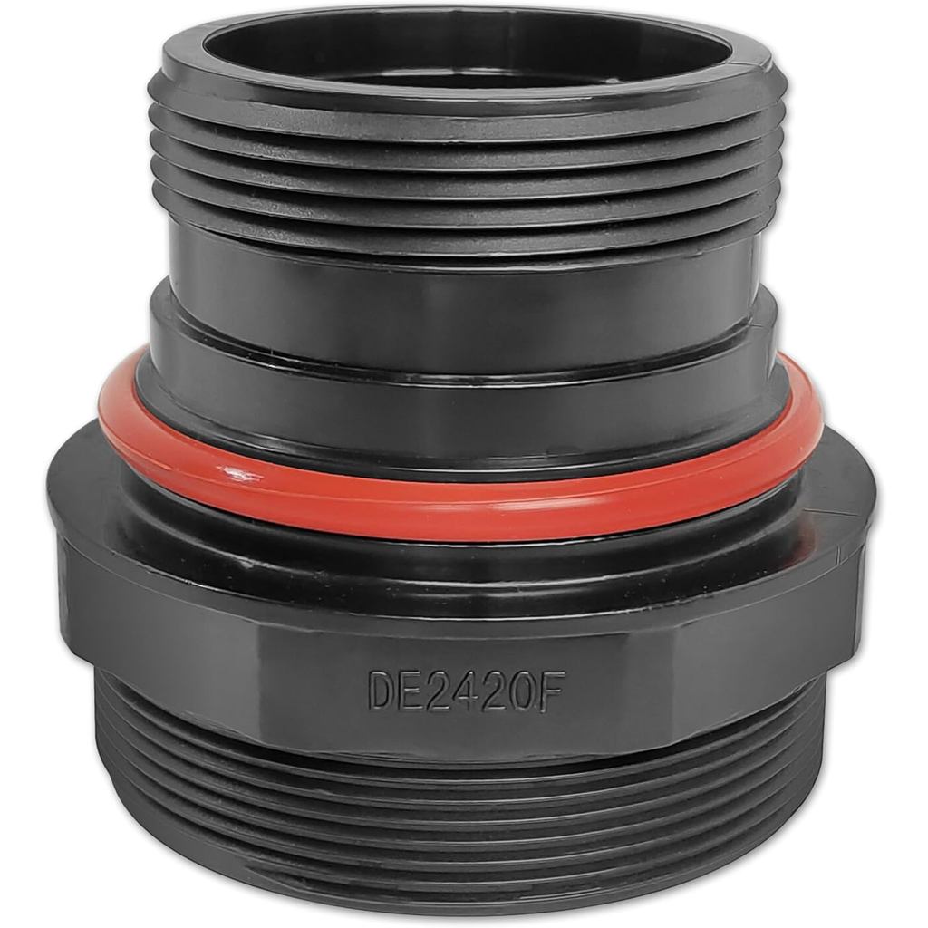 DEX2420F Bulkhead Fitting Replacement สําหรับ Hayward Pro-Grid แนวตั้ง DE กรอง DE2420, DE3620, DE482
