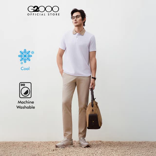 G2000 เสื้อโปโลสำหรับผู้ชาย Regular Fit รุ่น 5614146100 สีขาว