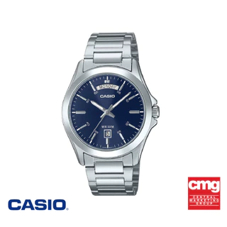 CASIO นาฬิกาข้อมือ รุ่น MTP-1370D-2A2VDF สายสแตนเลสสตีล สีน้ำเงินเข้ม