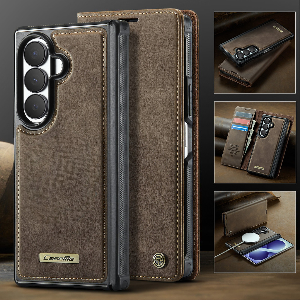 ปลอกสําหรับ Samsung Galaxy Z พับ 8 Ultra Fold8 ZFold8 Ultra 5G Flip Matte หนังเคสโทรศัพท์กันกระแทกช่องเสียบการ์ดกระเป๋าสตางค์วงเล็บกรณีปกหลัง