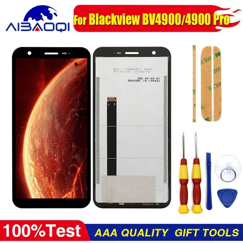 จอแสดงผล LCD ต้นฉบับใหม่สําหรับ Blackview BV4900 Pro BV5100 Pro พร้อมชุดประกอบ Digitizer หน้าจอสัมผั