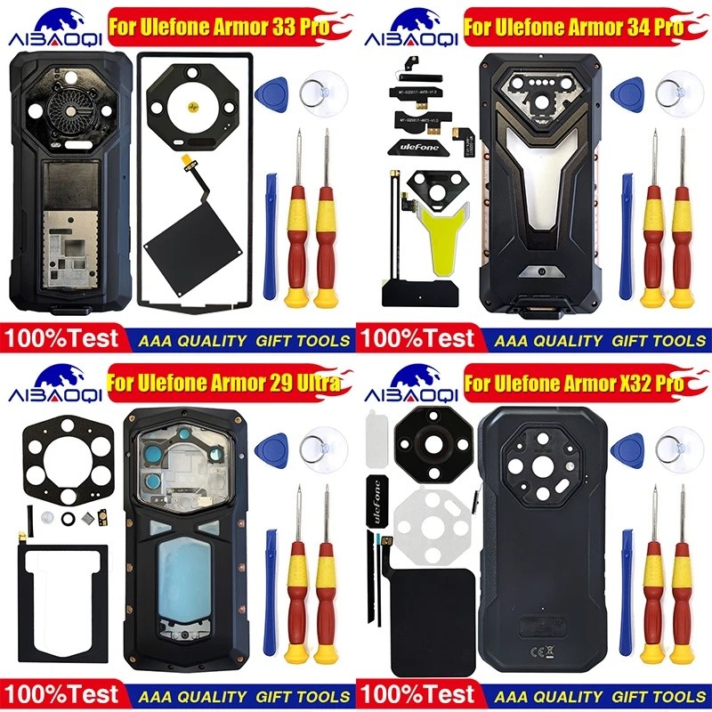 ฝาครอบแบตเตอรี่สําหรับ Ulefone Armor X32 Pro Armor 29 Ultra Armor 29 Pro 33 Pro 34 Proกรณีแบตเตอรี่ป