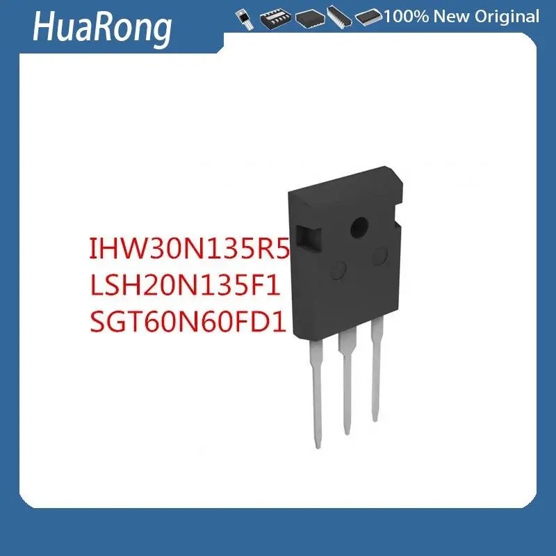 5 ชิ้น/แบทช์ H30PR5 IHW30N135R5 LSH20N135F1 60N60FD1 SGT60N60FD1 60A/600V TO-247