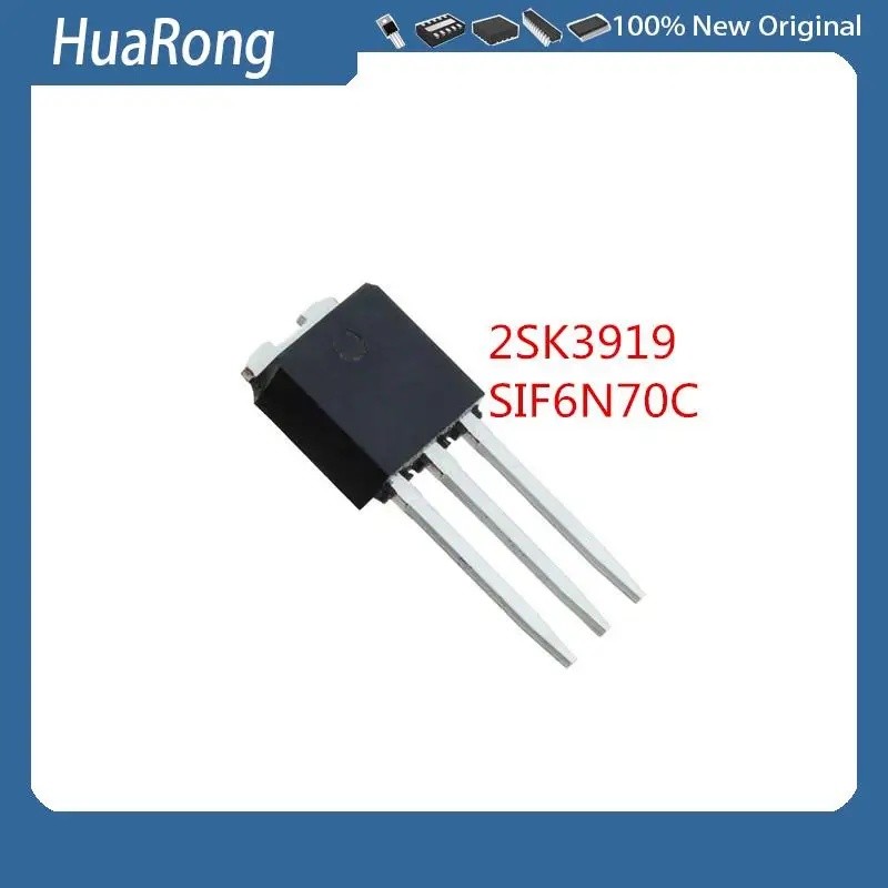 20 ชิ้น/แบทช์ K3919 2SK3919 25V 64A TMD6N70 SIF6N70C 6N70 6A 700V TO-251