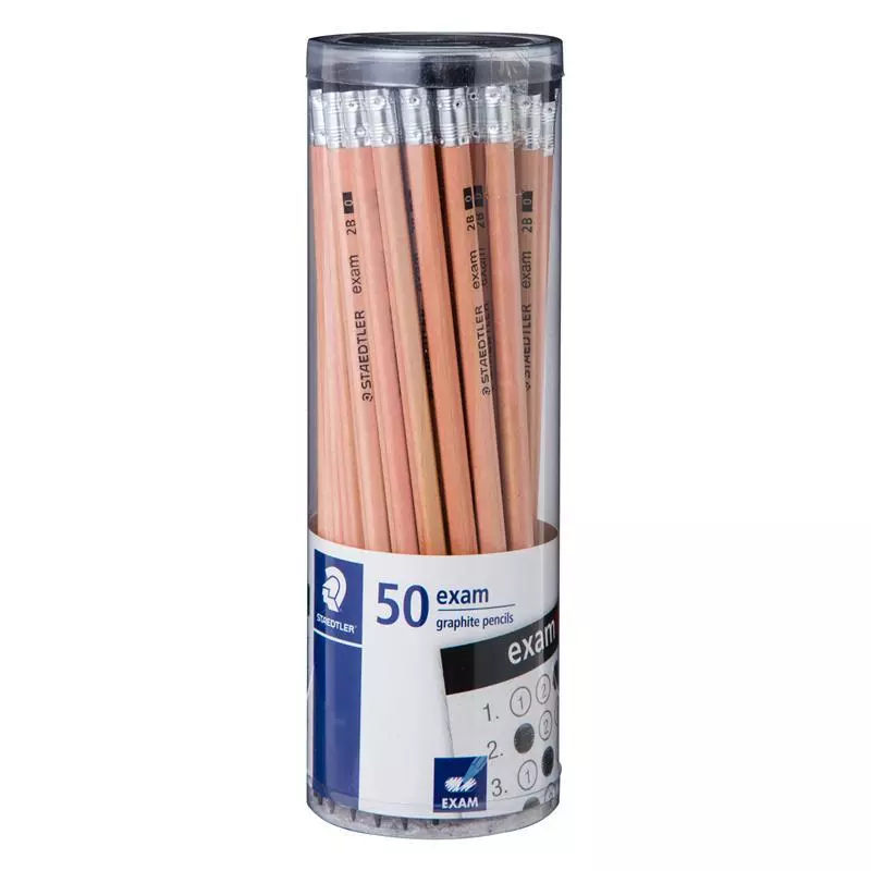 STAEDTLER EXAM ดินสอดำ 2B (แพ็ค 50 แท่ง)