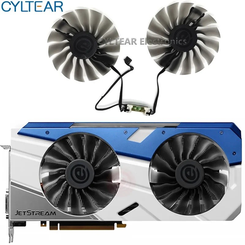 GTX 1080Ti สําหรับ Palit EMTEK XENON GTX 1080 Ti JetStream พัดลมระบายความร้อน 95 มม.FD10015H12S GTX 