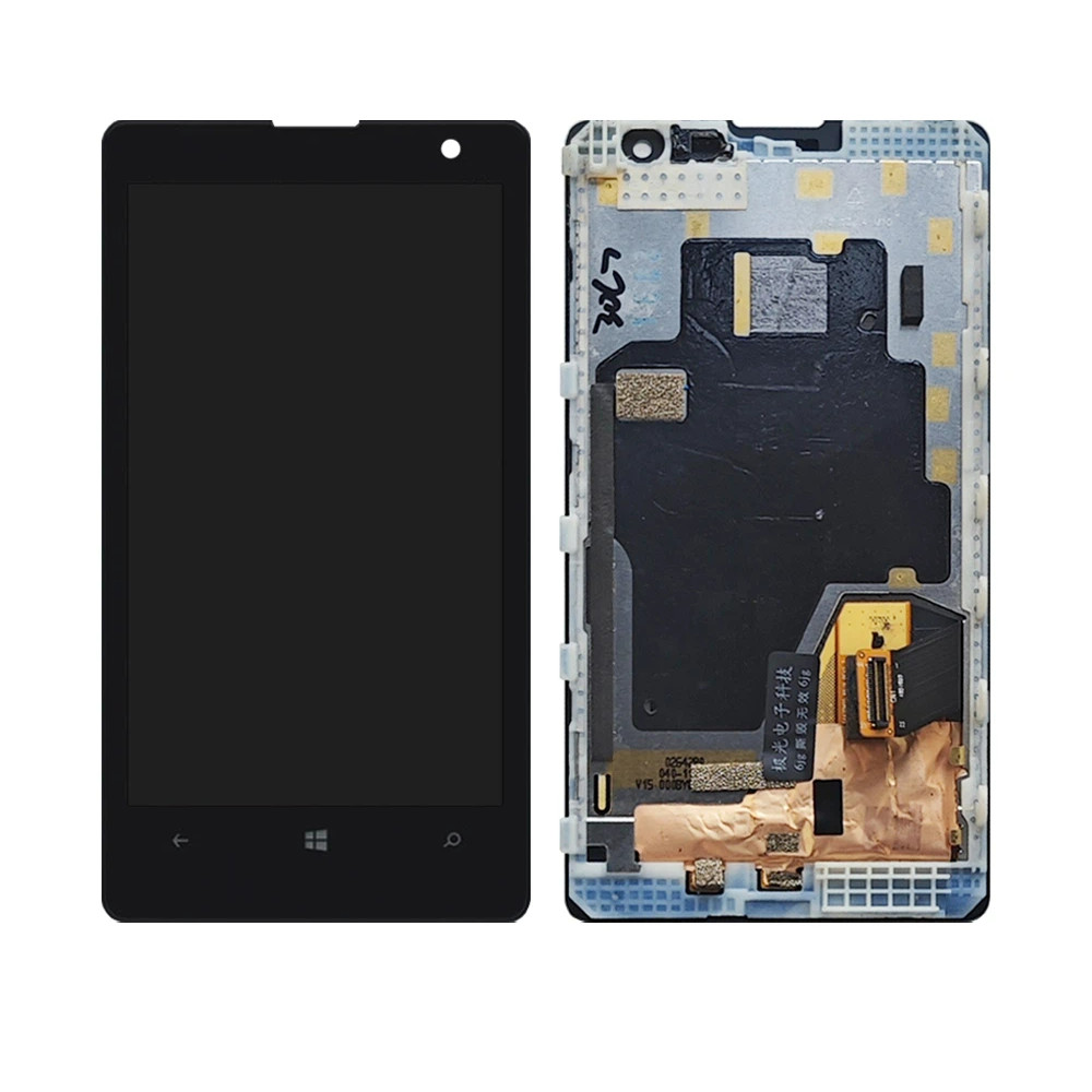 จอแสดงผล LCD สําหรับ Nokia Lumia 1020 RM-875 RM-877 RM-876 LCD Touch Screen Digitizer Assembly กรอบ