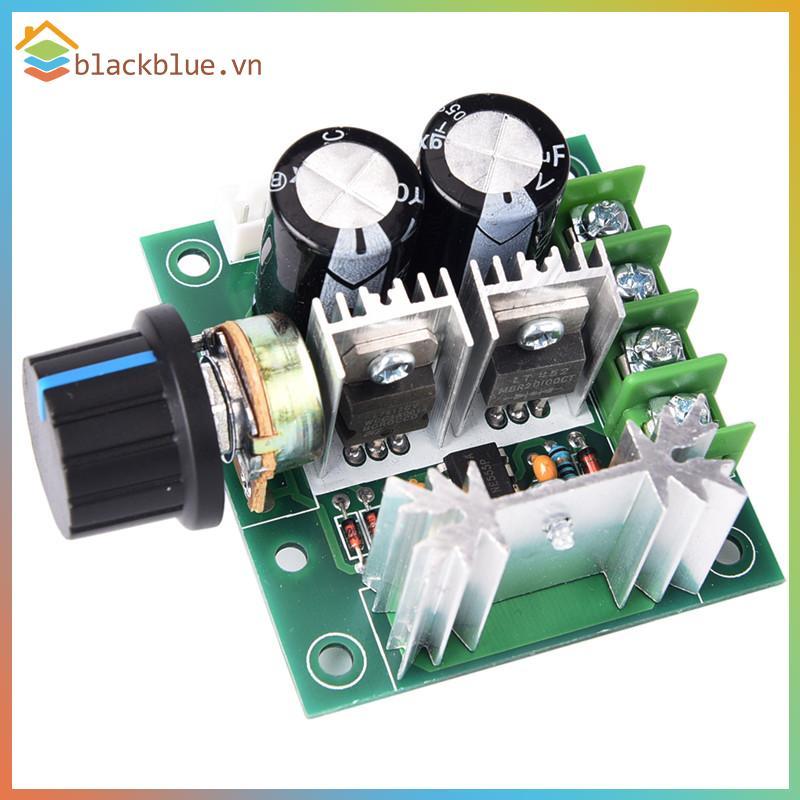 BBLUE 12V~40V 10A PWM DC Motor Speed Control Switch Controller Volt Regulator Dimmer .