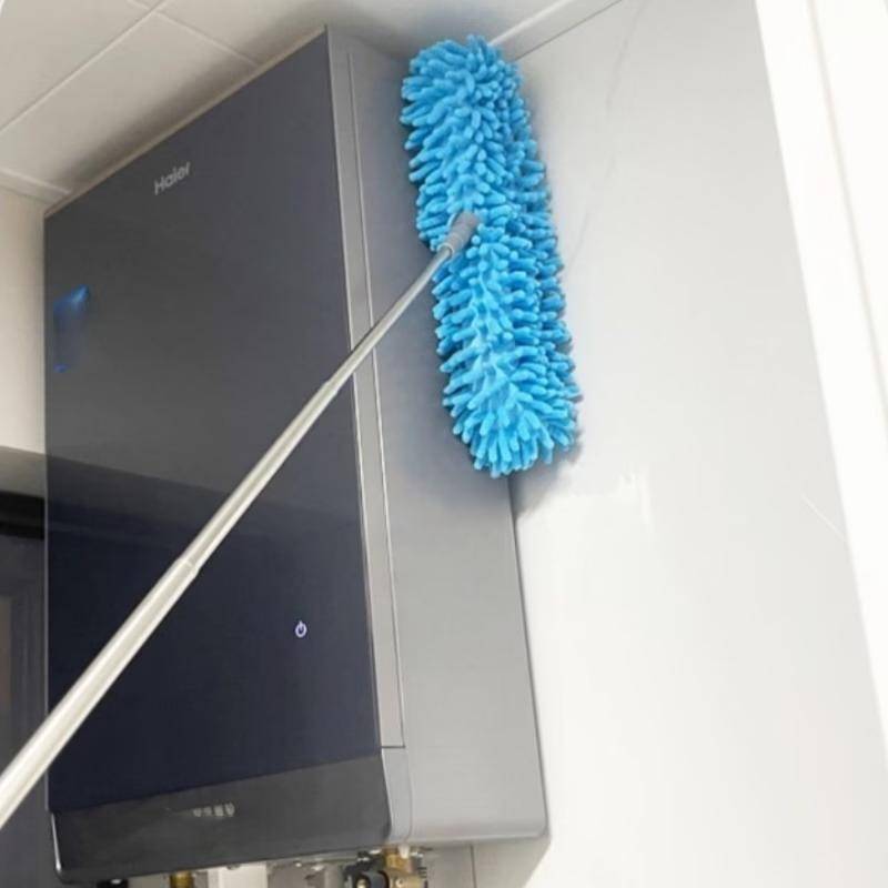 Yosunbinmg] Fan Dusting Brush Reusable Duster 100 นิ้วยืดด้ามยาวสําหรับทําความสะอาด Hard to Reach Ar