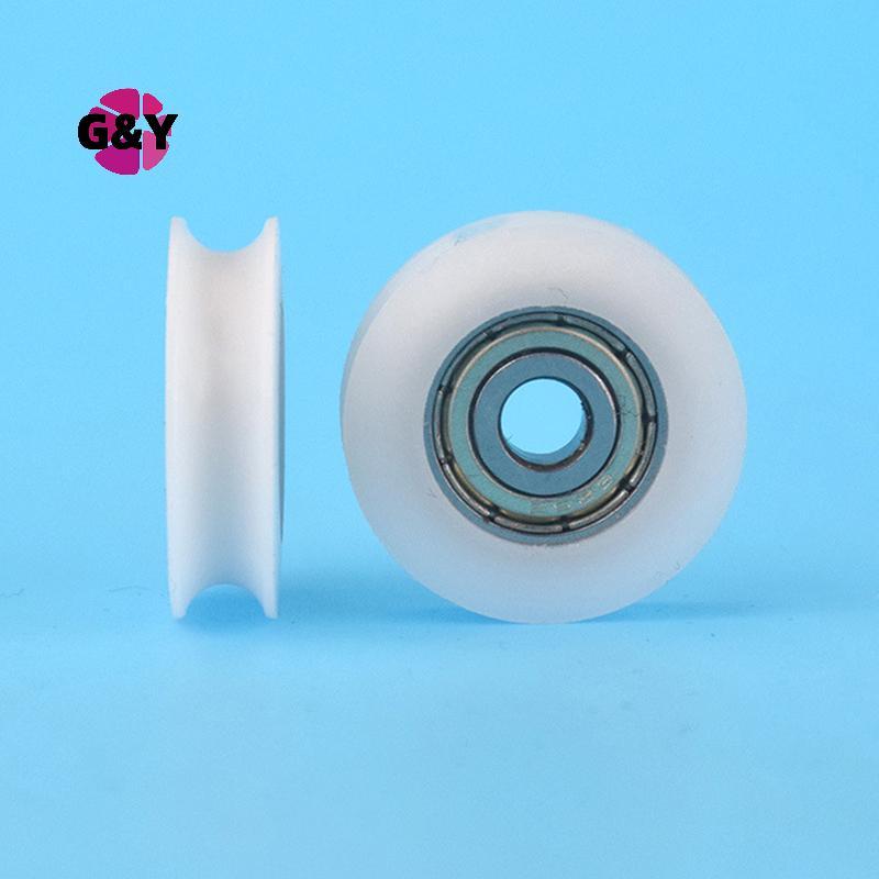 G&Y 1 PC U12*44*16 มม.U Groove ล้อ Rolling 1 ซม.เส้นผ่านศูนย์กลาง 10 มม.Tra Line Guide Pulley ไนลอนห