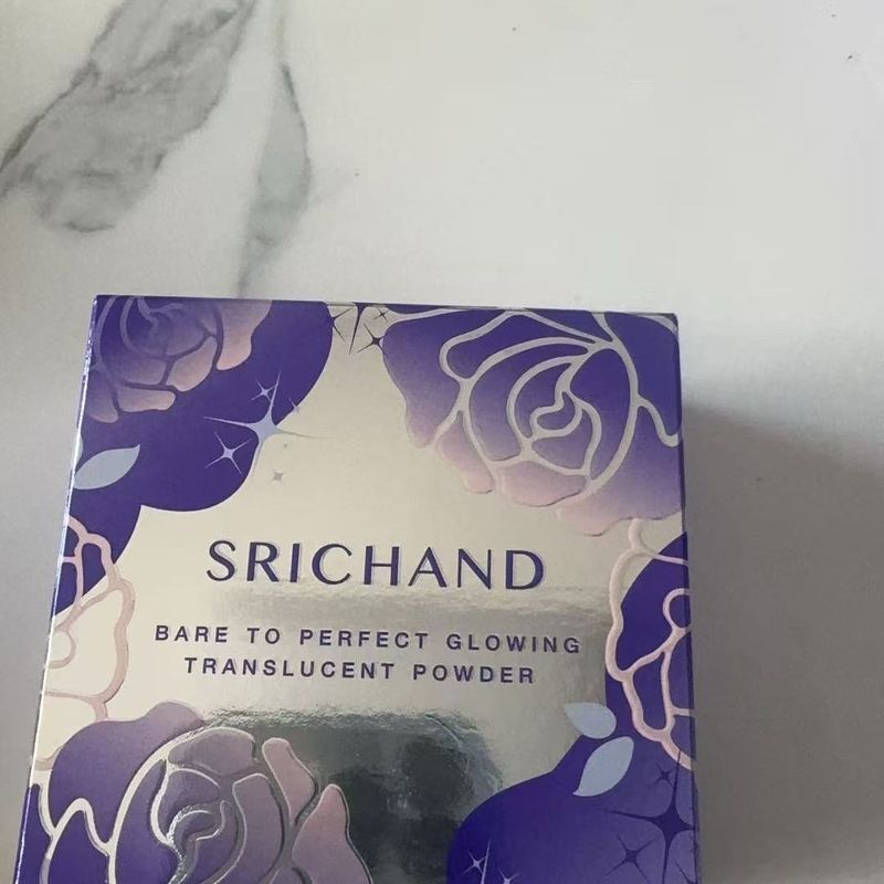 ✨T Thailand Srichand Bright Moon Fragrance Powder Purple Tanaka Loose Powder Loose Powder Set Makeup