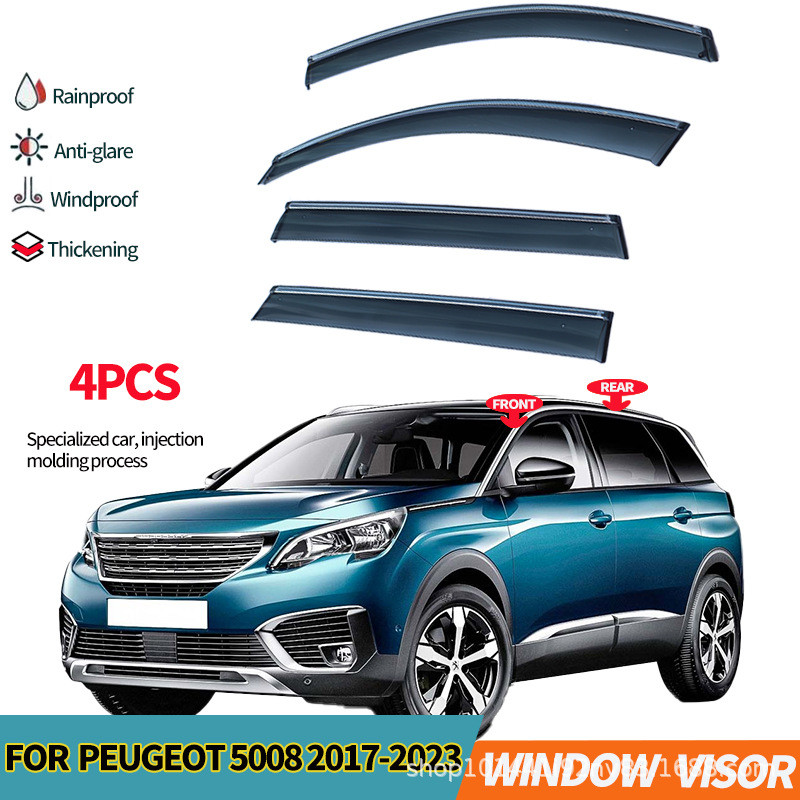 แผ่นบังแดดหน้าต่างที่เหมาะสำหรับ Peugeot 5008 แผ่นบังแดดหน้าต่าง PEUGEOT 5008 2017+