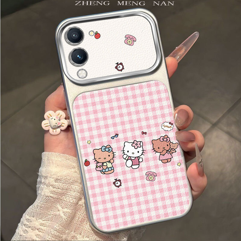 เหมาะสําหรับ Vivo Y29 4G Vivo Y29S Vivo Y04 Vivo Y19S ใหม่ matte silver พิมพ์สี anti drop เคสโทรศัพท