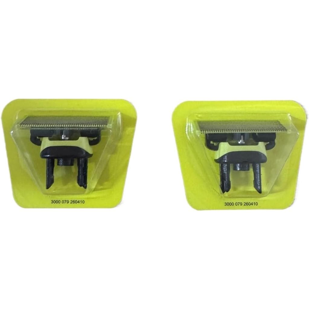 ใบมีดเปลี่ยนเครื่องโกนหนวดไฟฟ้าเข้ากันได้กับ OneBlade, QP25202630QP2515QP6510QP6520QP6531QP2724 (2 ใ