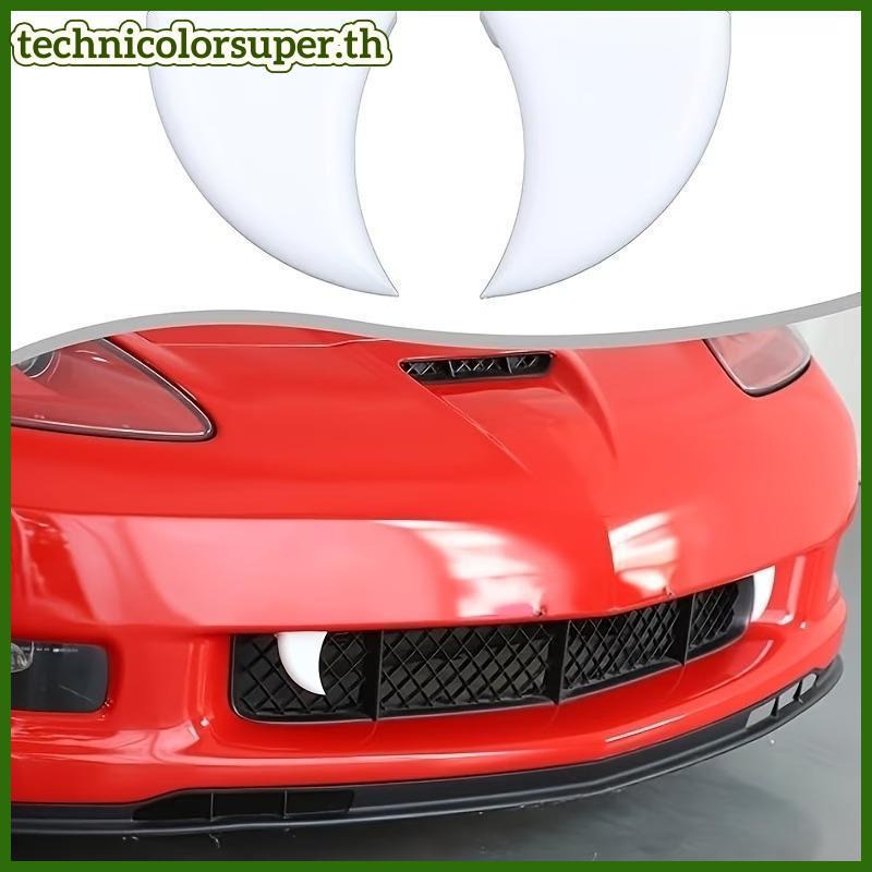 Technicolorsuper 2 ชิ้นน่ากลัว Monster ฟันรถ Fangs ฮาโลวีน Auto ตกแต่ง Non-Damaging วางสําหรับรถยนต์