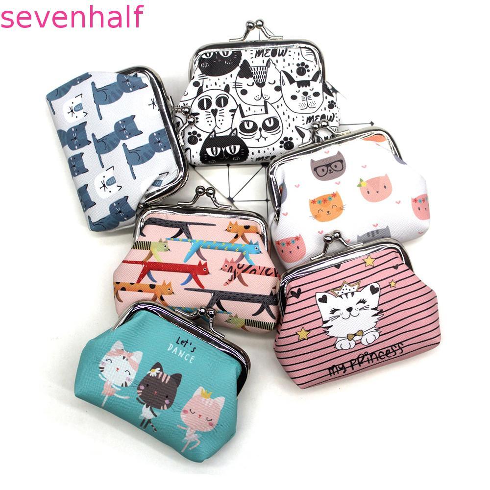 SEVENHALF Zero Wallet Kids Women Girls Clutch Money Bags Cute Keys Bags