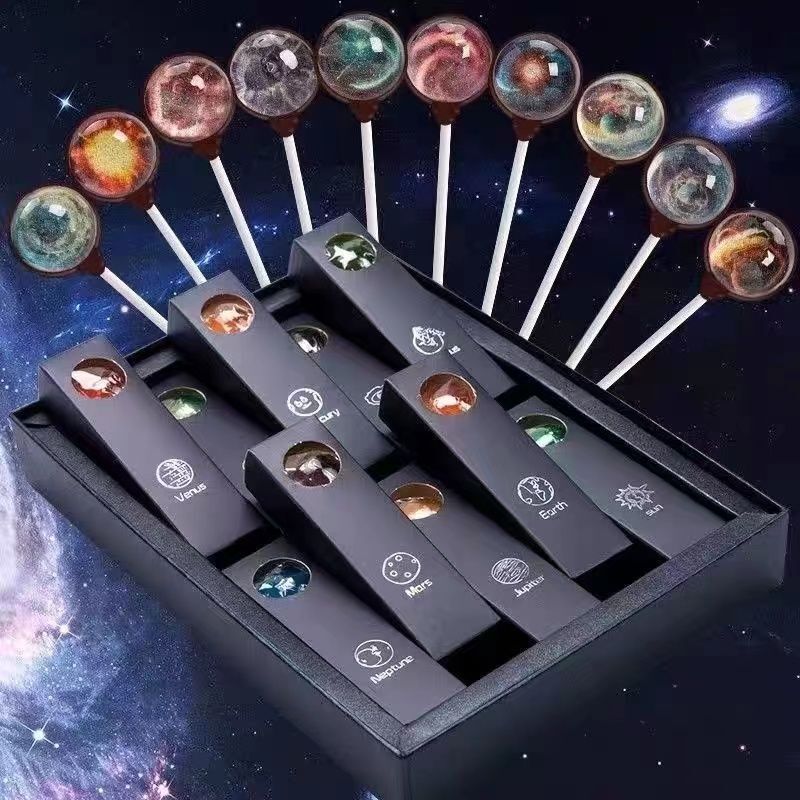 Yaoyao Shop Candy2025 Starry Sky Lollipop ของขวัญกล่องของขวัญกล่องสําหรับชายหญิงเพื่อนวันวาเลนไทน์น่