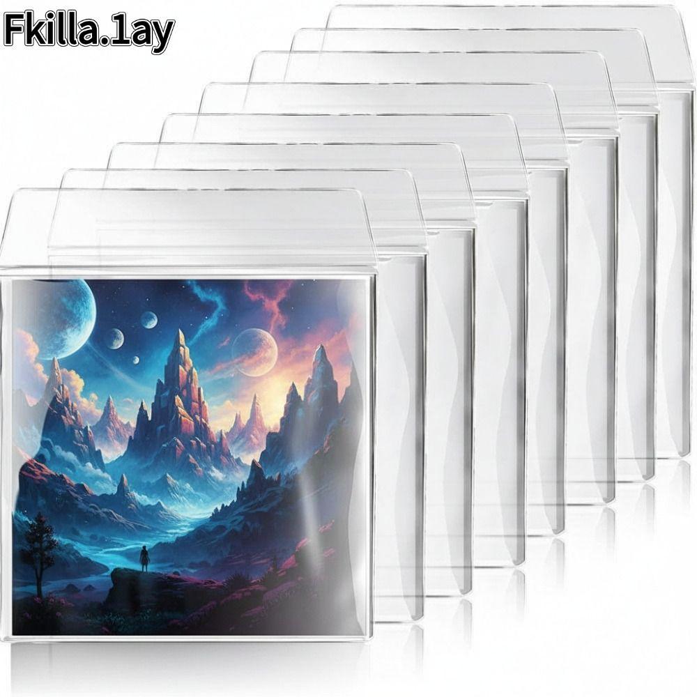 IFKILLA1 Vinyl Records Sleeve, 7/10/12 นิ้วหนา LP Record Cover, Resealable Record Storage Bags Recor