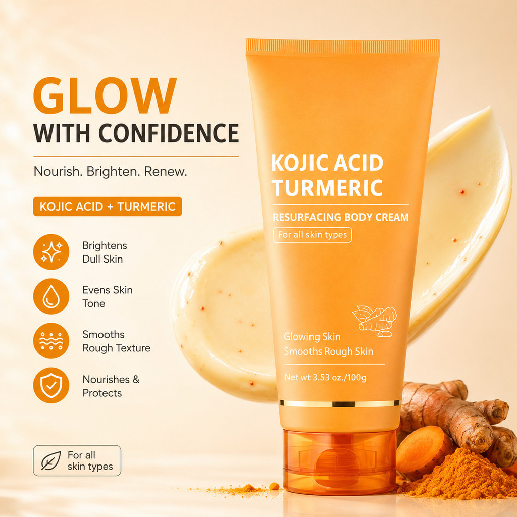 OdyLotiontk Kojic Acid Turmeric Moisturizing Body Nourishing Refreshing Body Lotion