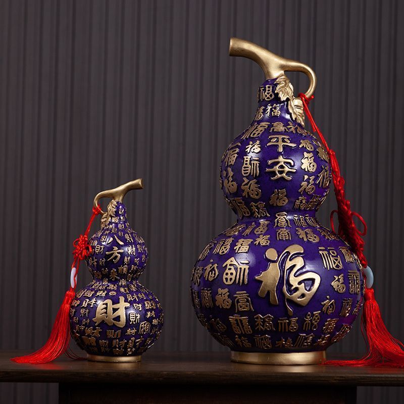 Bai Cai Fu Lu เครื่องประดับ Lucky ตกแต่งบ้าน Bai Fu ทางเข้าพิธีขึ้นบ้านใหม่ของขวัญเปิดห้องนั่งเล่นขอ