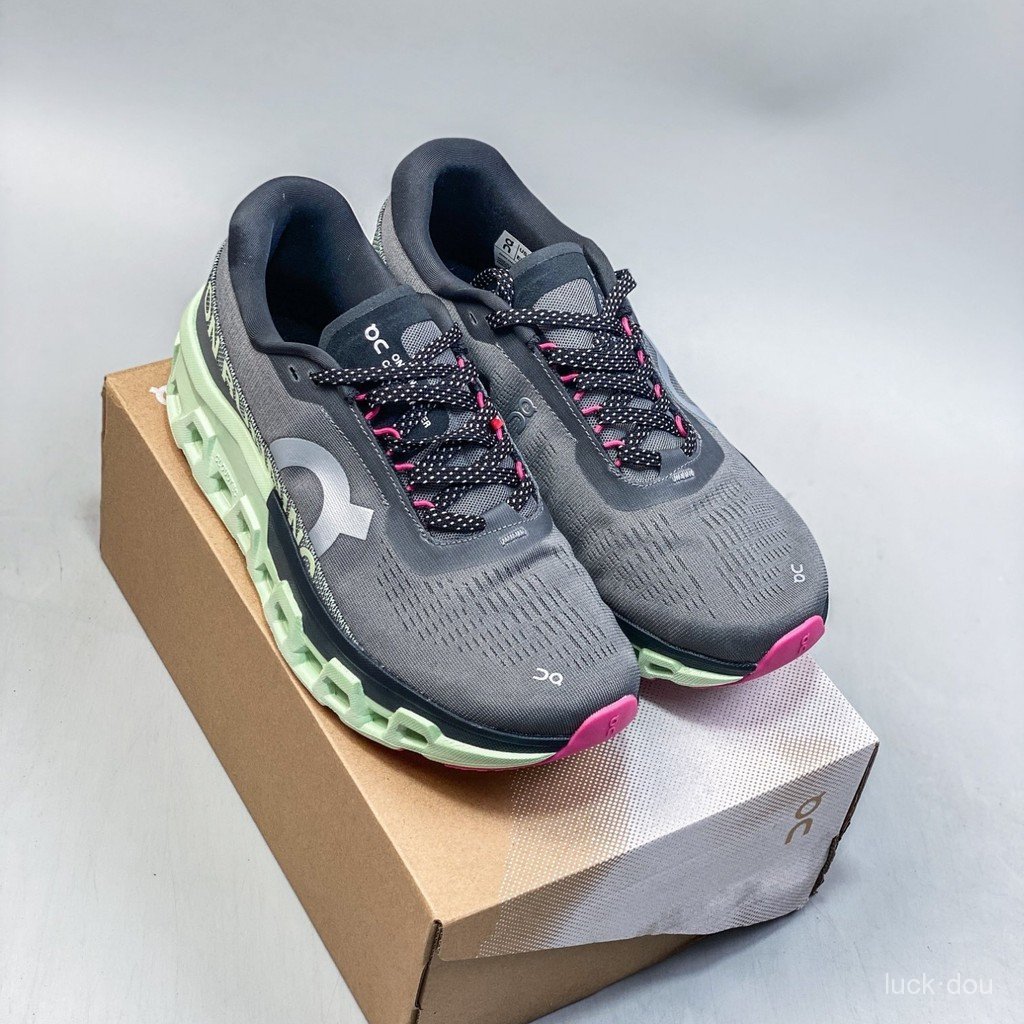 On Running On Cloud Monster 2.0 รองเท้าวิ่งสีดําสําหรับผู้ชายและผู้หญิงรองเท้าผ้าใบ 36-47 YGKX