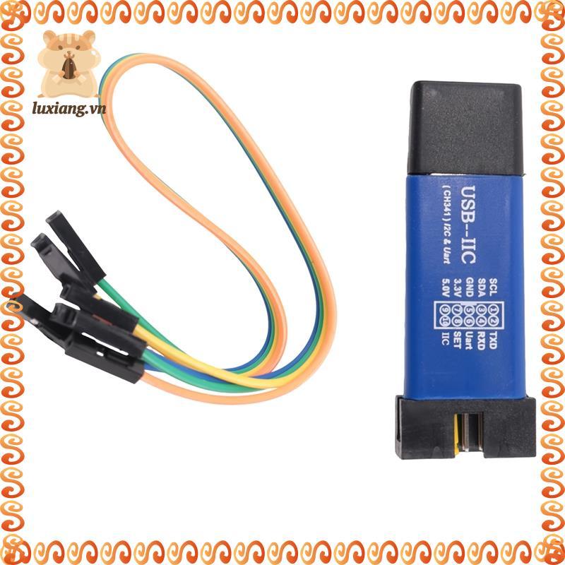 USB Downloader CH341T 2-In-1 USB to USB to IIC UART USB to TTL Stable Performance Circuit Protection
