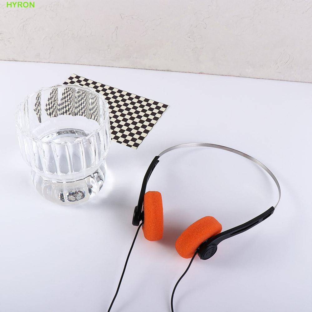 HYRON Retro Feelings Headphone, Over Ear Wired Underwire Headphone, Fashion 3.5mm Vintage 80s 90s Mu