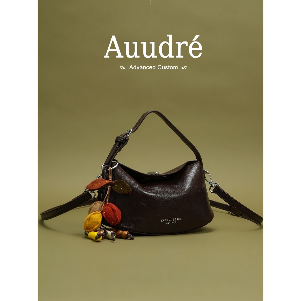 Auudre Working Sundries Handbag Retro Shoulder Bag กระเป๋าสะพายข้าง