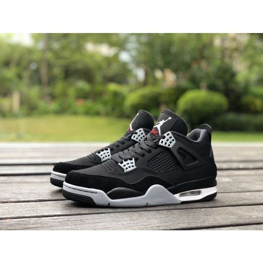 2024 ขายร้อน Air retro black cat 2.0 "ผ้าใบสีดํา" J4 รองเท้าบาสเก็ตบอลฝึกซ้อมกีฬา dh7138-006 3tyg za