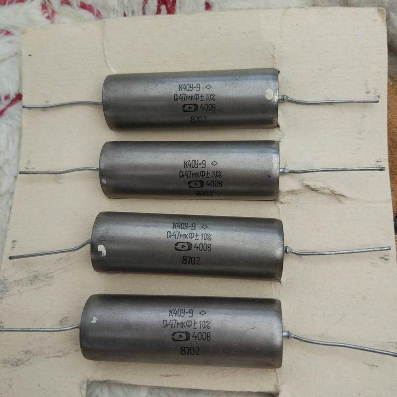ยี่ห้อใหม่โซเวียต 0.22 UF/0.1 UF0.33 UF/0.47 UF/400V/630V1,000V น้ํามัน Immersion Lotus รวมตัวเก็บปร
