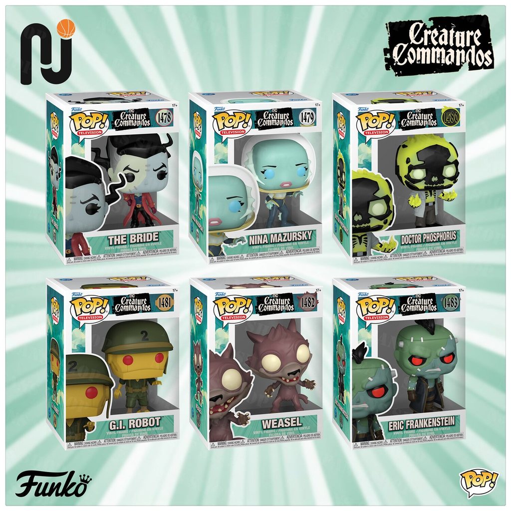ฟังโก้ป๊อป! DC Comics Creature Commandos Creature Commandos Doll Figure Toy