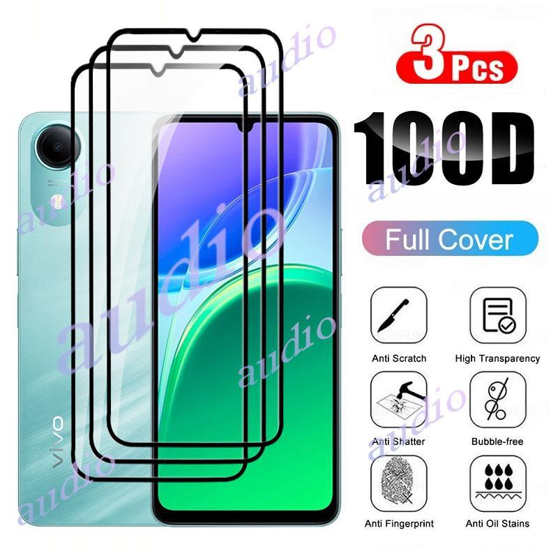 สําหรับ Vivo Y05e 4G 3Pcs กระจกนิรภัยสําหรับ vivo Y05e Y05E VivoY05e 4G 2026 โทรศัพท์ป้องกันหน้าจอกร