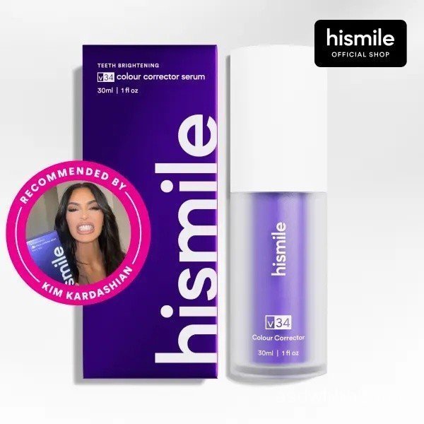 [แนะนําโดยKimKardashian]HiileV34ColourCorrector-ToothStainConcealer,TemporaryBrighteningBooster,Purp