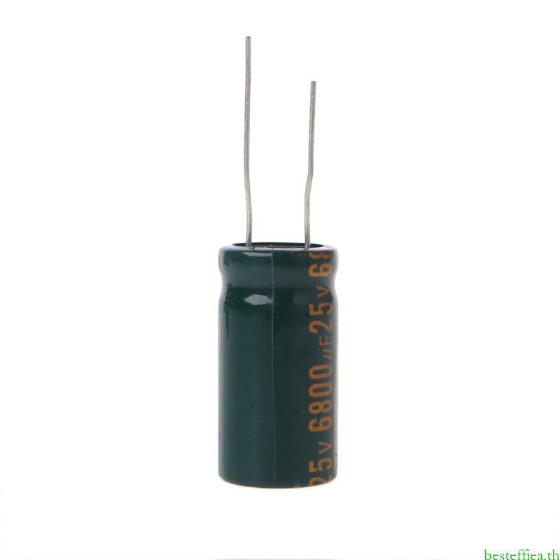 Beste 25V 6800uF Capacitance Electrolytic Radial Capacitor ความถี่ต่ํา ESR