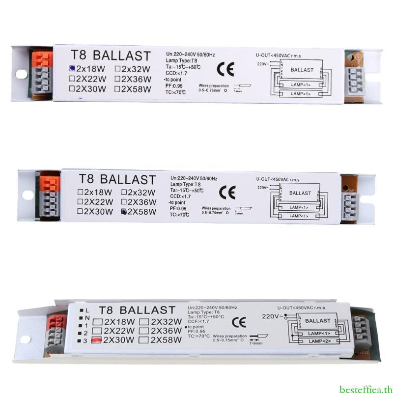 Beste T8 18 30 58W ไฟเรืองแสงบัลลาสต์อิเล็กทรอนิกส์ Residential Commercial Use