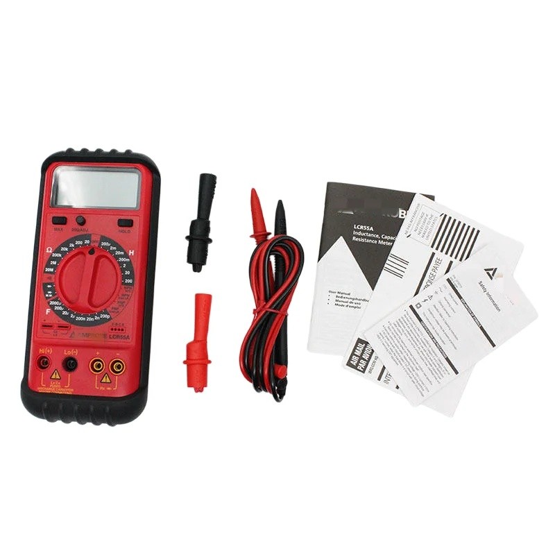 ZSZF Capacitance Induction Meter Handheld LCR Tester LCR55A Digital Bridge Capacitance Tester Analog