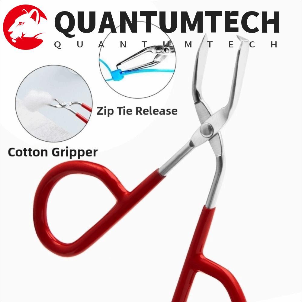 QUANTUMTECH Cable Tie Opener, Reusable สแตนเลส Zip Tie Remover, Zip Tie เครื่องมือ Bent Tip ขนาดกะทั