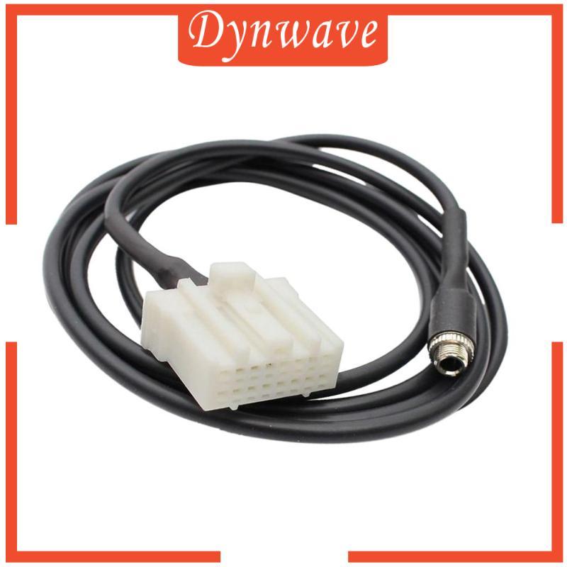 [Dynwave] อินพุต AUX แจ็คหญิง 3.5 มม.อะแดปเตอร์เสียงสําหรับ IPod 4 4S 5 5S MP3 ถึง Mazda 2 3 5 6 RX8