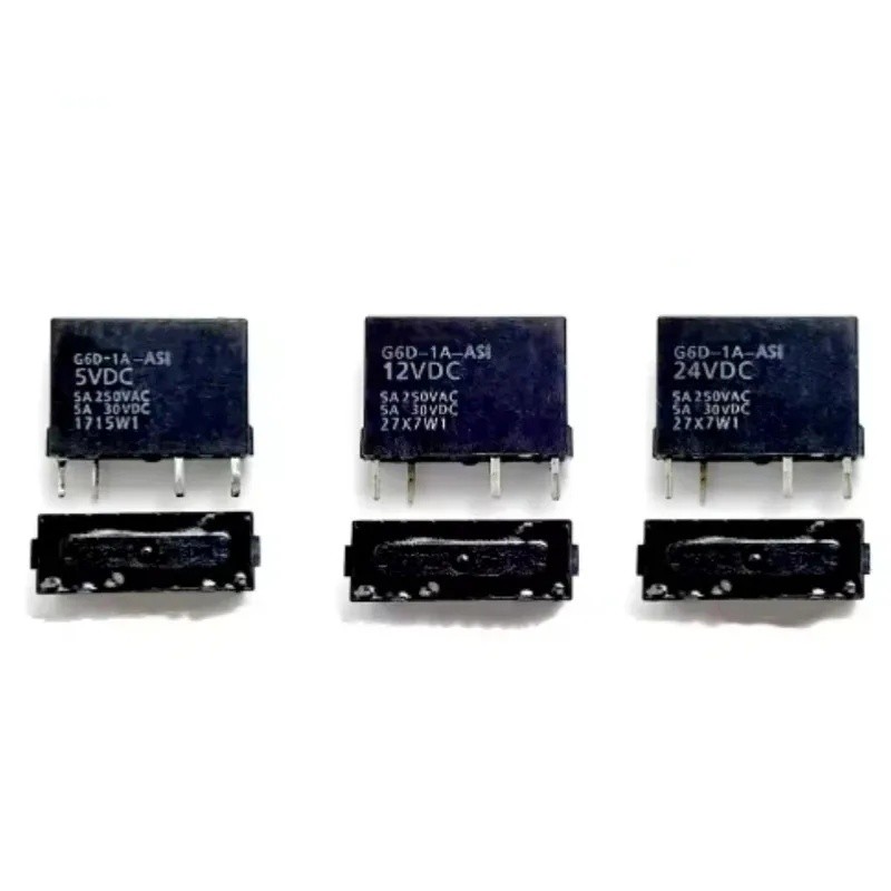5-10 ชิ้น/ล็อต 100% ใหม่ G6D-1A-ASI-24VDC G6D-1A-ASI-12VDC G6D-1A-A-A-ASI-5VDC DIP-4 Original Small 