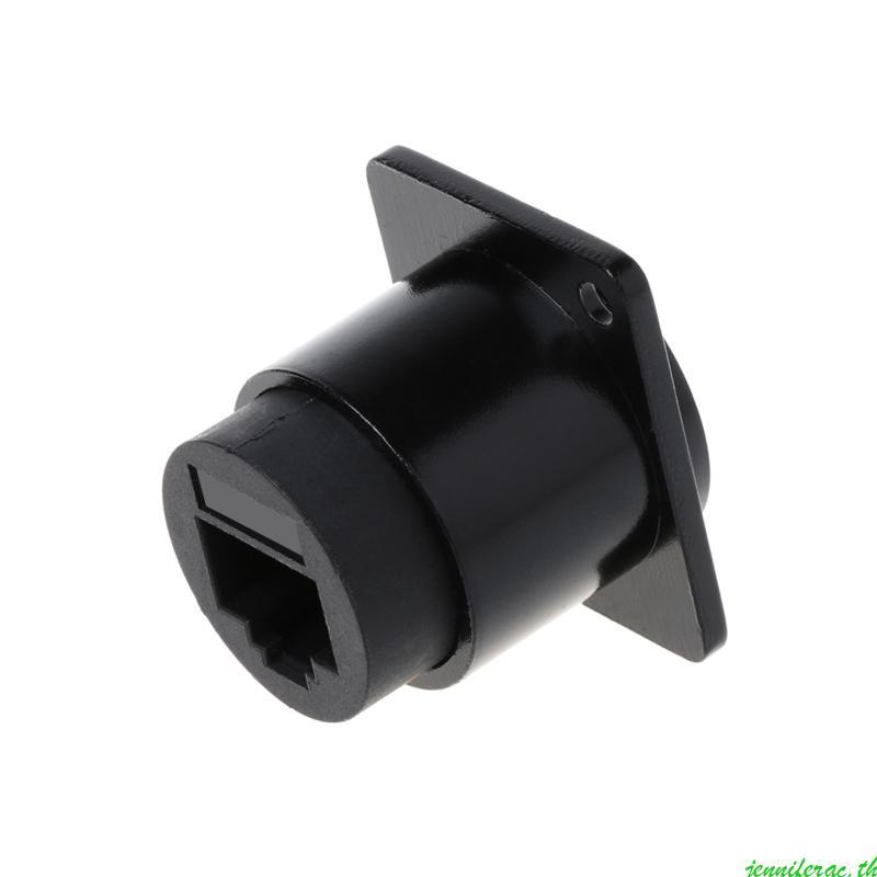 Jenniferac D-Type RJ45 Coupler ป้องกัน RJ45 แผง Mount Connector CAT6 หญิงหญิง LAN Bulkhead ผ่านผ่านถ