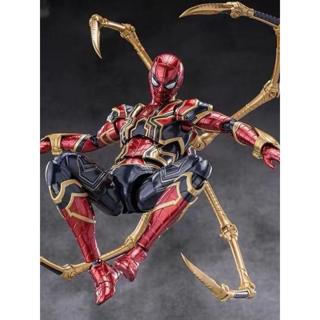 Golden Claw Spider-Man Marvel Series HAND-made Tide Play รุ่นลูกตุ้มของขวัญทั้ง Body Joint HAND-made