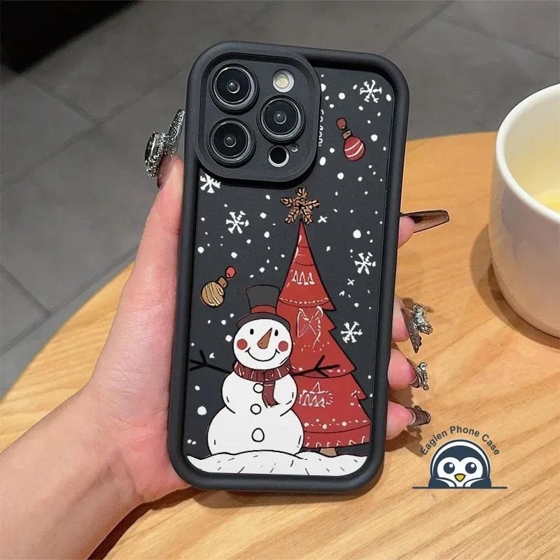 ต้นคริสต์มาส Snowman เคสโทรศัพท์สําหรับ Vivo Y500 Y400 Pro Y300T Y100T Y97 Y91i Y90 Y89 Y83 Y75S Y52